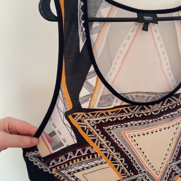 XXL Sleeveless Racerback Top Aztec Boho Print Festival - Picture 7 of 11
